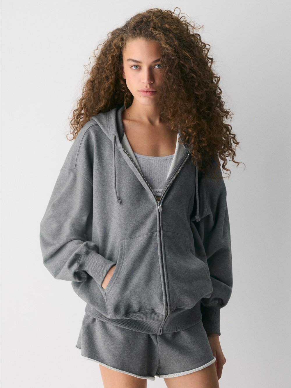 Aritzia Cozy Sweatfleece Mega Zip Hoodie